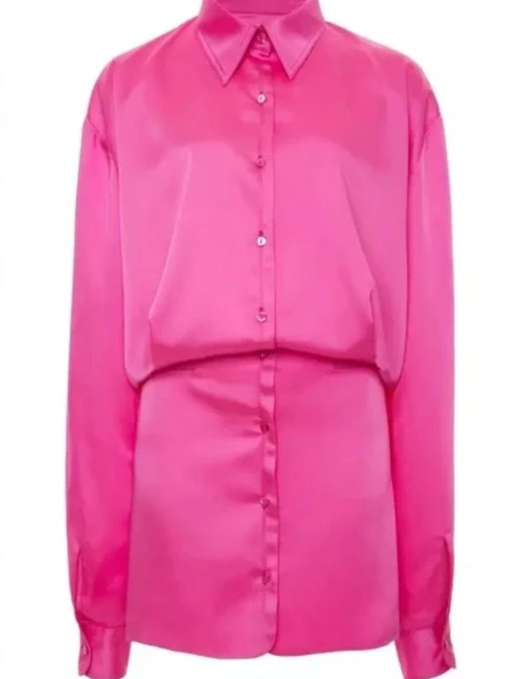 Attico Satin Mini Dress